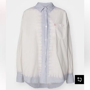 BDG Urban Outfitters
BLEACH STRIPE SADIE - Button-down shirt - ivory Sz XS NWT
